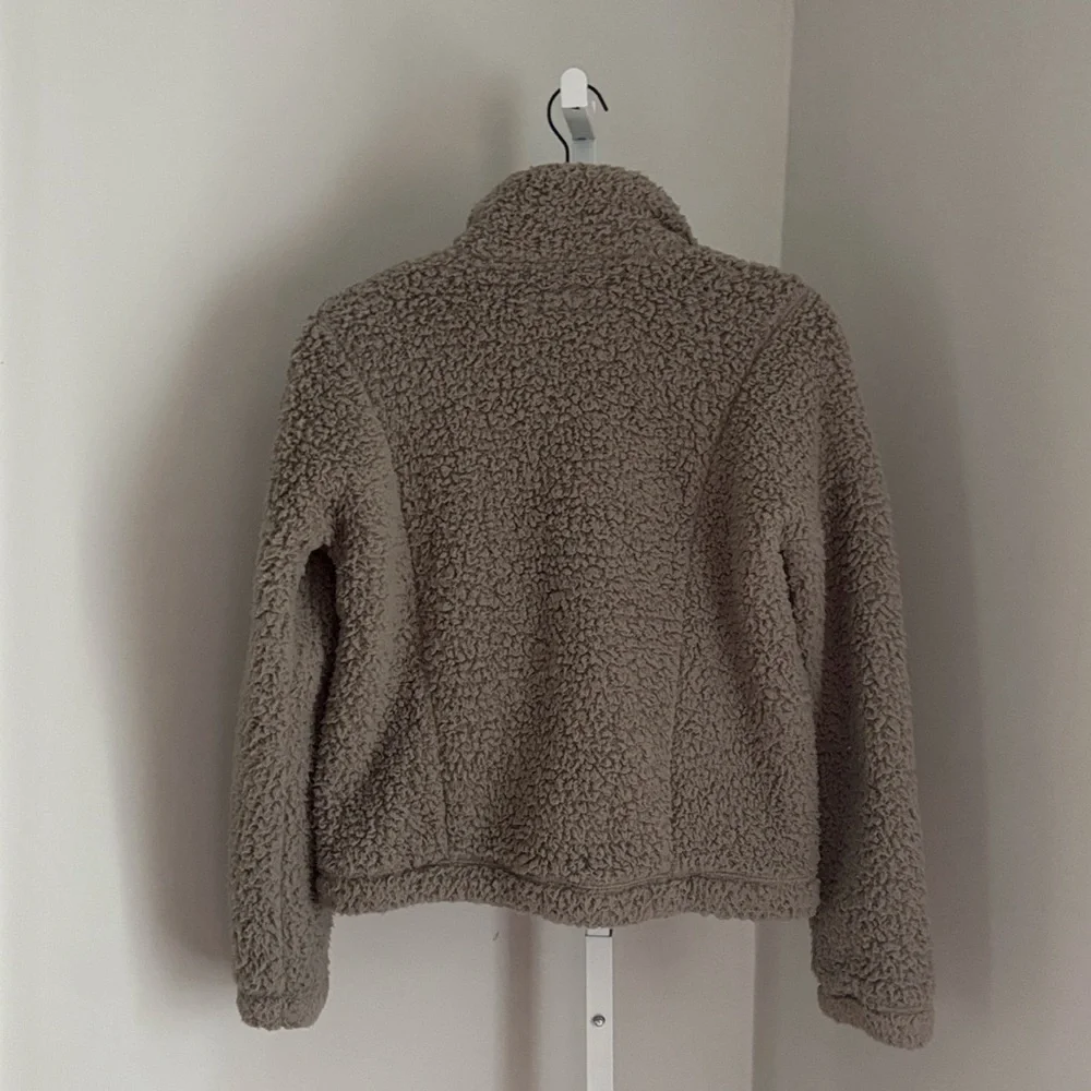 Abercrombie & Fitch Soft AF Sherpa Quarter Zip Faux Sherpa Fleece Jacket Size XS - Picture 2 of 5